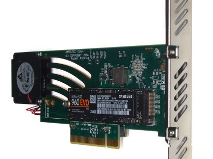 PCI Express Gen 3 Carrier Board for up to 2 M.2 PCIe SSD modules