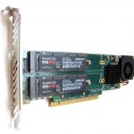 PCIe Carrier board for 4 M.2 SSD modules