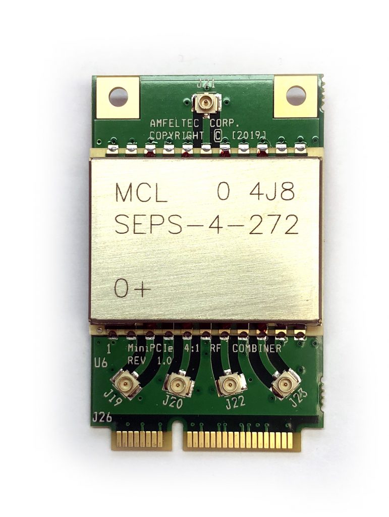 MiniPCI Express 4-way RF Combiner