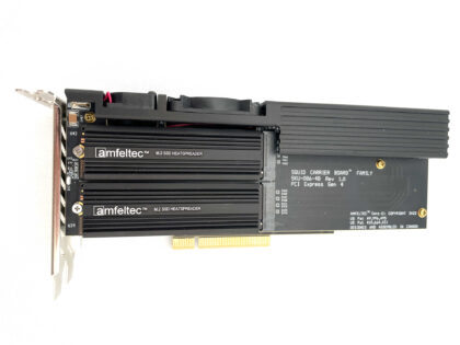 x16 PCIe Gen 4 Carrier board (top view) (Low profile bracket)